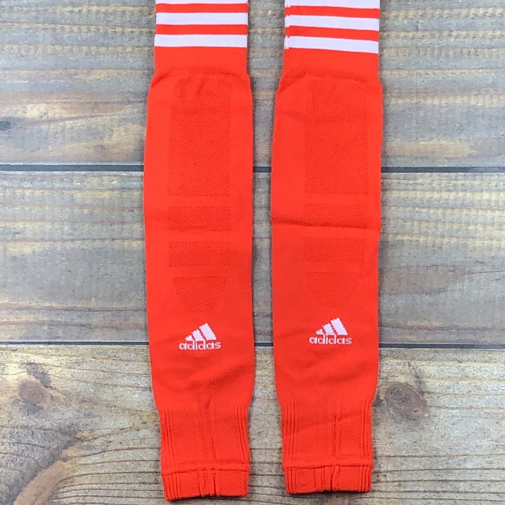 Lot of 3 Adidas Calf Sleeves - Semi Solar Red